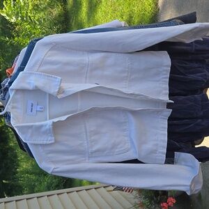 Nine West White Jean Jacket